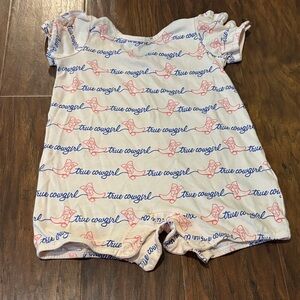 Wrangler True Cowgirl Baby Romper
